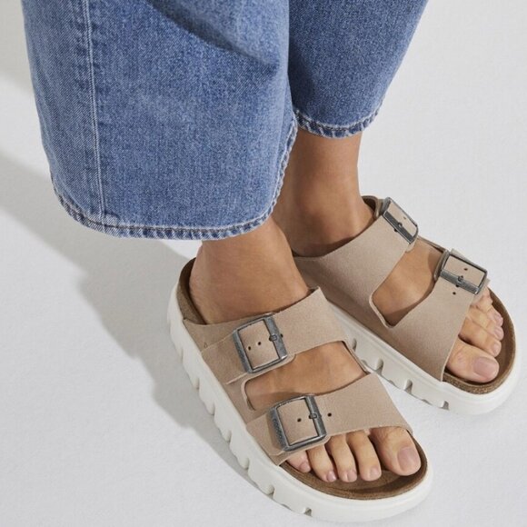 Papillio by BirkenstockArizona Chunky  Suede Leather_39 - Picture 1 of 8